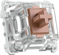 GLORIOUS Kailh Bronze Mechanical Keyboard Switches - Tactile &amp Clicky - Premium Quality for Gamers &amp Typists - 120 Pieces Pack