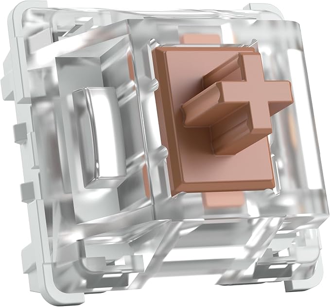 GLORIOUS Kailh Bronze Mechanical Keyboard Switches - Tactile &amp Clicky - Premium Quality for Gamers &amp Typists - 120 Pieces Pack