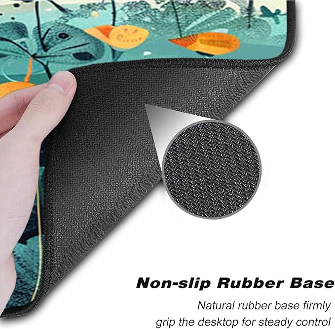 Keyboard Wrist Rest SetMemory Foam Wrist Support Mouse Pad31.5x11.8 Desk Mat for Comfortable Typing &amp Pain ReliefNon-Slip Base for Office &amp Home Use - Flower and Butterfly