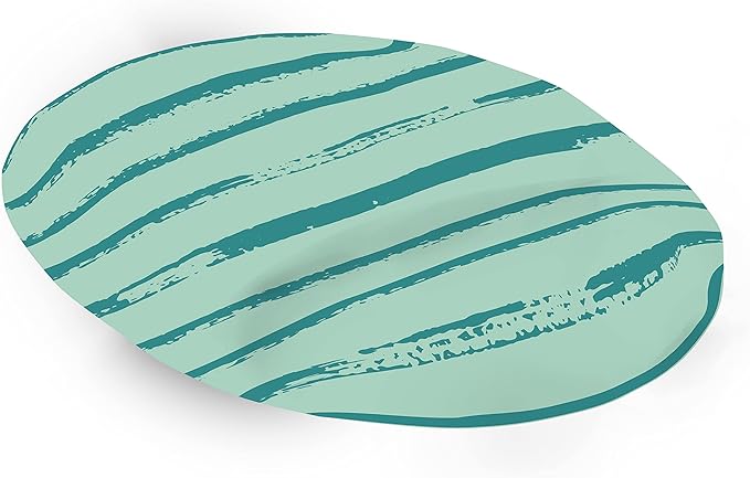 Ergonomic Mouse Pad with Wrist Rest Digital Printed Mouse Mat for Tendon Sheath Problems Non-Slip Base for Office and Home Size: 20 x 23 cm