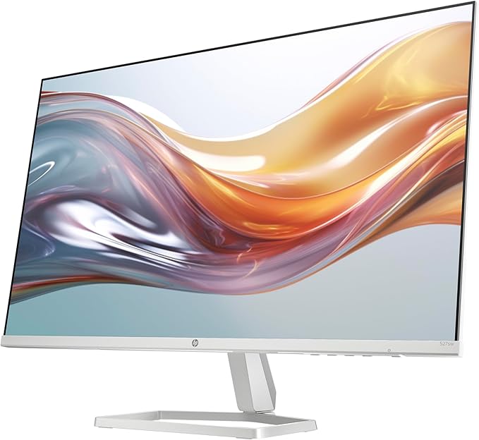 HP Series 5 27 inch FHD Monitor Full HD Display (1920 x 1080) IPS panel 99% sRGB 1500:1 contrast ratio 300 nits Eye Ease 527sw (2024) (Renewed)