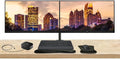 HP Series 3 Pro 24-inch 324pf FHD1080 LCD Monitor 2-Pack Bundled with Desk Mount Stand USB-C Multiport G5 Dock MK650 Wireless Keyboard &amp Mouse Gel Mouse &amp Wrist Pad