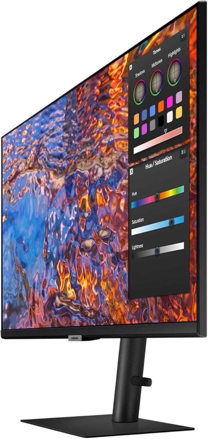 Samsung 27-Inch ViewFinity S80PB Series UHD Computer Monitor DCI-P3 98% VESA DisplayHDR 400 IPS Panel Matte Display USB-C PIP/PBP Intelligent Eye Care LS27B804PXNXGO