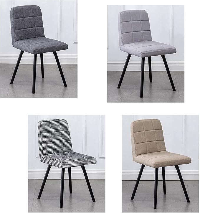 Mlaea Computer Racing Gaming Chair Backrest Bedroom Living Room Chair with Soft Seat Cushion Office Conference Reception Chair 43 * 40 * 82CM(Size:43 * 40 * 82CMColor:E)