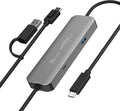 j5create iPad/iPhone to Windows Collaboration Sharing Hub Use iPad as a Second Display for Windows Laptop Transfer Files Between iPhone and Win PC Wormhole Switch CrossLink (JCH422)