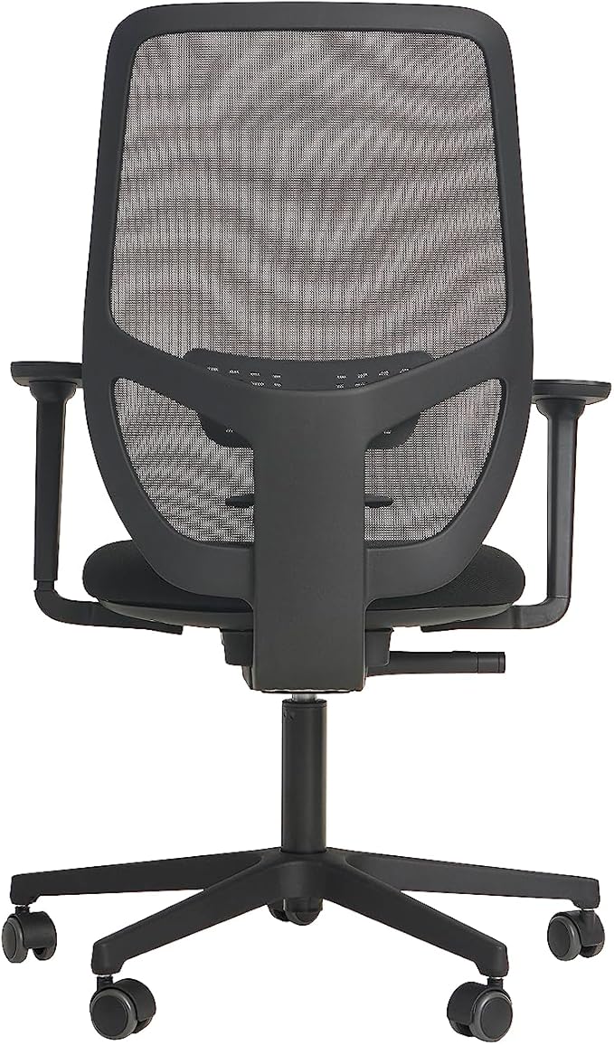 Real Game Gaming Chair Ergonomic Desk Chair in Breathable Mesh Swivel Recline with Height and Adjustable Armrests Base with Wheels Black Italian Product