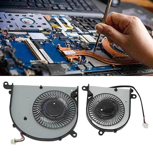 Laptop Cooling Fan Aluminum Alloy Laptop Cooling Fan for PS63 Modern 8RC 8SC MS‑16S1
