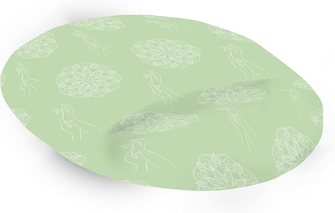 Ergonomic Mouse Pad with Wrist Rest Digital Printed Mouse Mat for Tendon Sheath Problems Non-Slip Base for Office and Home Size: 20 x 23 cm
