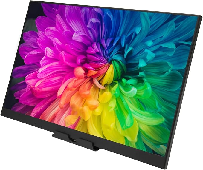 GOWENIC 16.0 Inch Portable Monitor Portable Travel Monitor for Laptop HD 1920x1200 60Hz Gaming Monitor Built in Dual Speakers Type C Monitor for Switch for 4 5