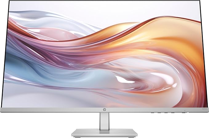 HP Series 5 527sh 27 FHD Height Adjust Monitor Refresh Rate 100Hz Response time 5ms GtG Contrast Ratio 1500:1 Edge-lit Flicker Free Anti-Glare HDMI VGA - 94C50AA (Renewed)