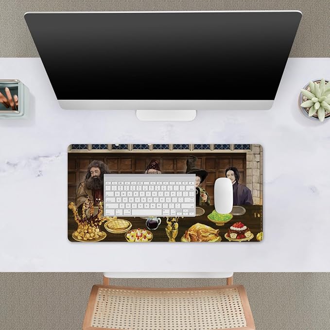 Head Case Designs Officially Licensed Harry Potter Hagrid Albus Minerva Snape Graphics 23.62 x 11.81 x 0.12 inches (600 x 300 mm) - L Gaming Office Desk PC Keyboard Mouse Mat Pad