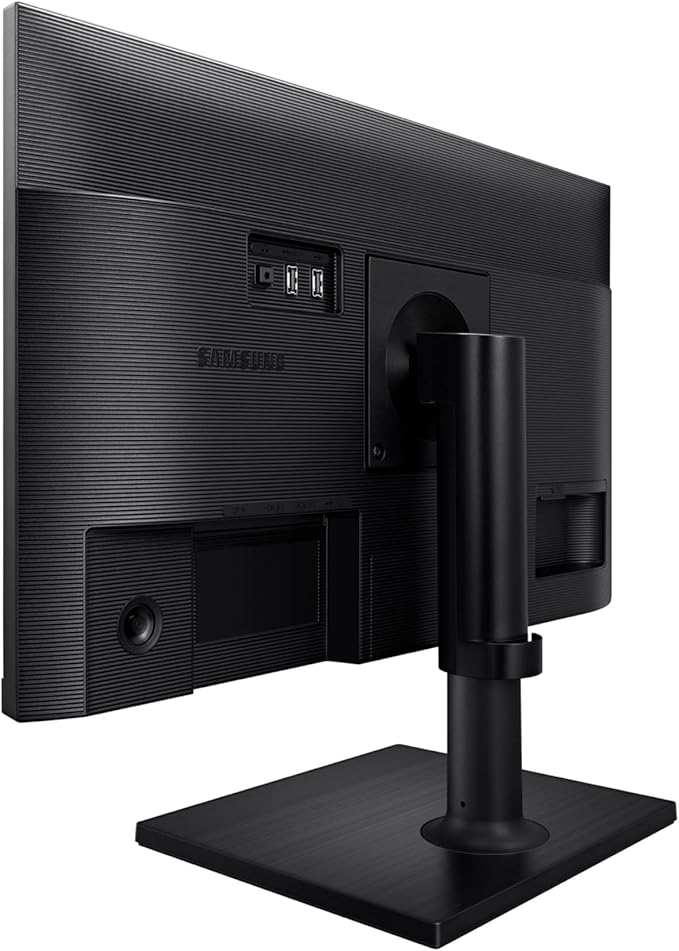 SAMSUNG FT45 Series 24-Inch FHD 1080p Computer Monitor 75Hz IPS Panel HDMI DisplayPort USB Hub Height Adjustable Stand 3 Yr WRNTY (LF24T454FQNXGO)Black
