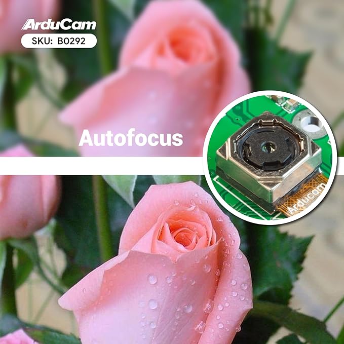 Arducam 4K 8MP IMX219 Autofocus USB Camera Module with Microphone 1080P Mini UVC USB2.0 Webcam