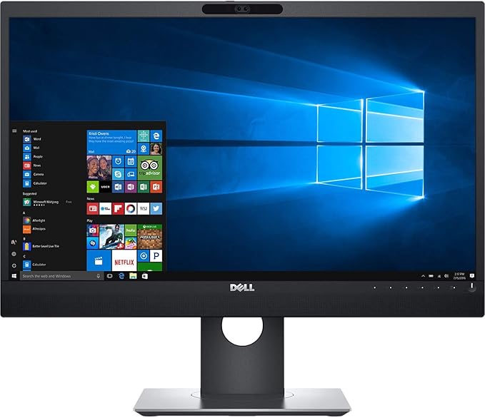 Dell P2418HZM 24 Video Conference Full HD LED Monitor with Built-in Speakers