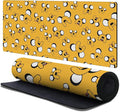 Head Case Designs Officially Licensed Adventure Time Jake Pattern Graphics 37.4 x 15.75 x 0.16 inches (900 x 400 mm) - XL Gaming Office Desk PC Keyboard Mouse Mat Pad