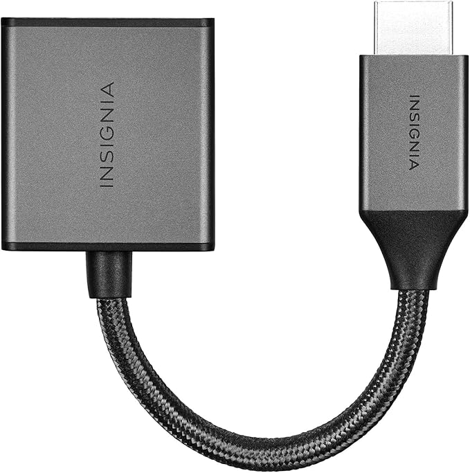 Insignia HDMI-to-VGA Adapter Model: NS-PG95503 Black