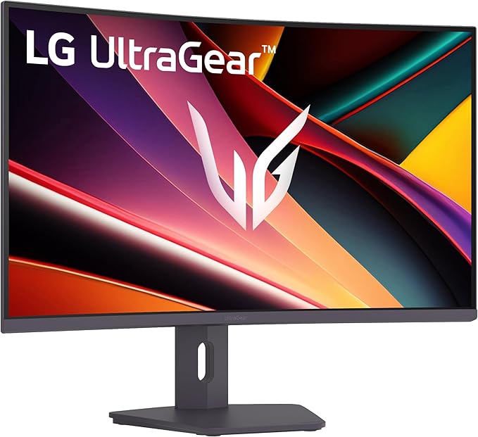 LG 32G600A-B 32-inch Ultragear QHD (2560 x 1440) Curved Gaming Monitor 180Hz 1ms AMD FreeSync HDMI DisplayPort Tilt/Height/Swivel Adjustable Stand Black