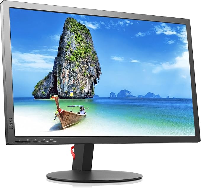 Lenovo ThinkVision T2254p LED Backlit 22 inch Anti-Glare Monitor VGA HDMI Display Port 5ms Response Time 16.7 Million Colors 170 Degree Viewing Angle 1050p at 60 Hz (Renewed)