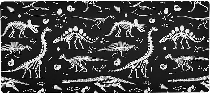 Dinosaurs Mouse Pads D ino Large Gaming Mouse Pad Non-Slip Desk Mat for Computers Laptop 35.4x15.7 in