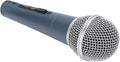Wired Dynamic Microphone Moving Coil Cardioid Handheld with Shock Absorber for Active Speakers Mixers Amplifiers Recording (Cyan)