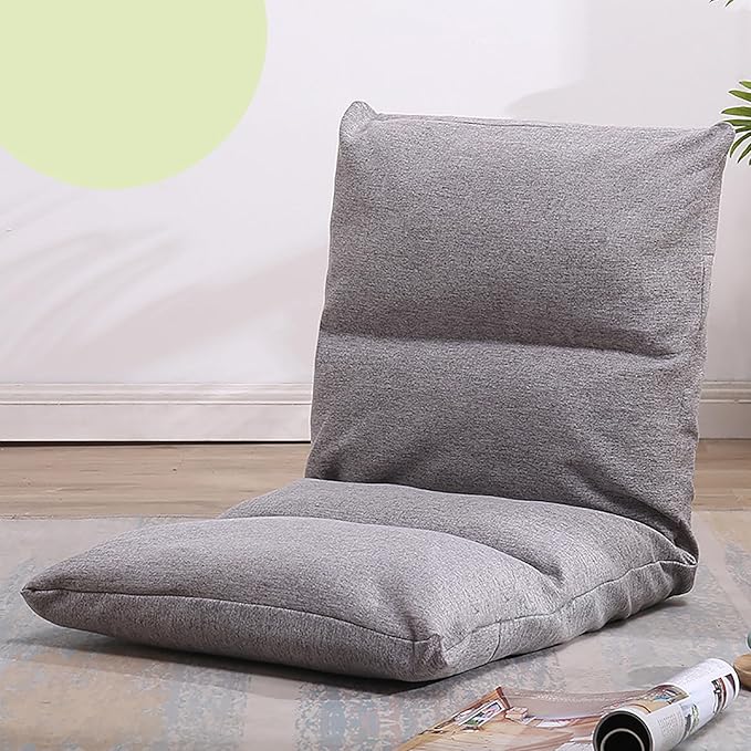 NaKeah Floor Chair 6 Gears Adjustable Breathable Floor Chair Easy for Storage Gaming Floor Chair for Adult Dorm Cushion Lazy Sofa Lazy Chair Comfy for Reading MeditatingF