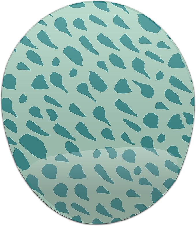 Ergonomic Mouse Pad with Wrist Rest Digital Printed Mouse Mat for Tendon Sheath Problems Non-Slip Base for Office and Home Size: 20 x 23 cm