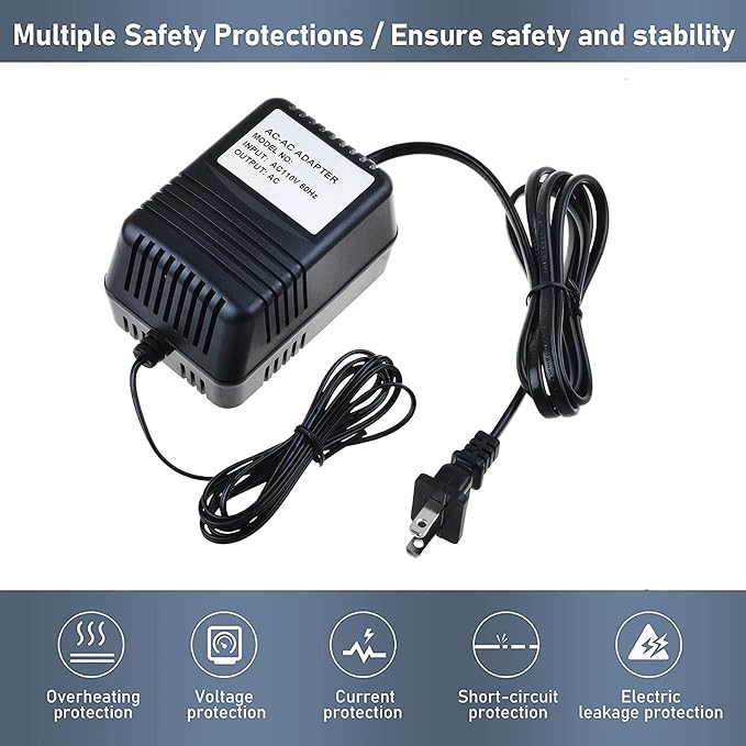 AC/AC Adapter for X Rocker Video Gaming Chair 51225 Power Supply Charger Mains