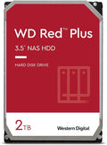 Western Digital 2TB WD Red Plus NAS Internal Hard Drive HDD - 5400 RPM SATA 6 Gb/s CMR 64 MB Cache 3.5 - WD20EFRX