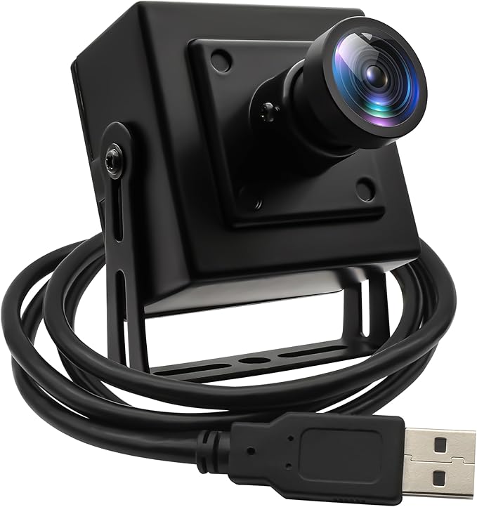 ELP 16MP Wide Angle USB Camera for Raspberry Pi &amp Computer - 4K Web Camera for Desktop &amp Laptop - 120 Field of View - IMX298 Sensor
