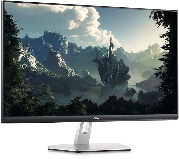 Dell 27-inch QHD 1440p (2560 x 1440) IPS Ultra-Thin Bezel Monitor 75Hz Refresh Rate ADM FreeSync HDMI DisplayPorts Built in Speakers VESA Certified Sliver