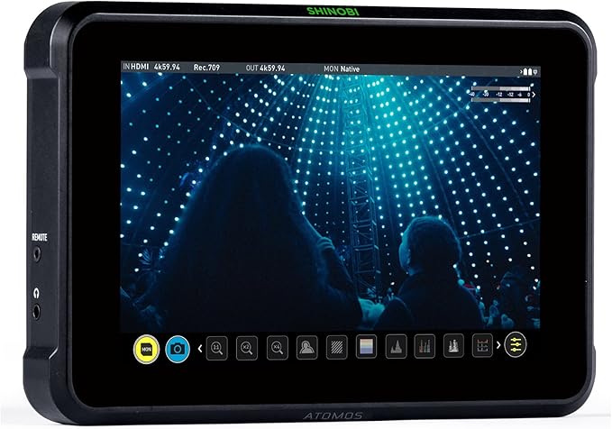 Atomos Shinobi 7-Inch 4K HDMI HDR Photo and Video Monitor Bundle with Power Kit (2 Items)