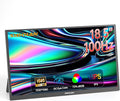 Portable Monitor 18.5inch 1080P FHD 100Hz Refresh Rate Gaming Monitor 72% sRGB IPS Panel Dual USB-C &amp Mini-HDMI for Laptop PC Phone Built-in Kickstand Speakers