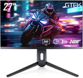 GTek 27 inch 240Hz 2K Gaming Monitor QHD 2560 x 1440P Computer Monitor Extreme Low Motion Blur Fast IPS 1ms MPRT DisplayPort/HDMI VESA Height Adjustable- Q2740P