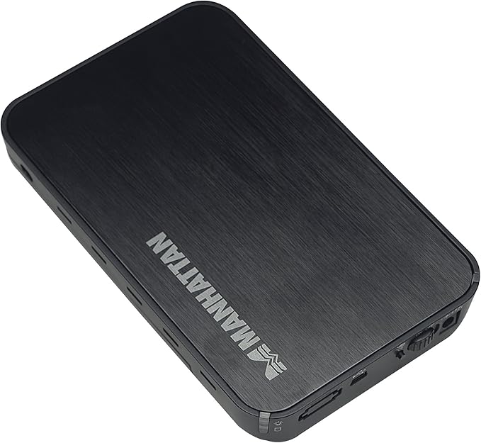 MANHATTAN Hi-Speed SATA 3.5-Inch eSATA External Hard Drive Enclosure 709026