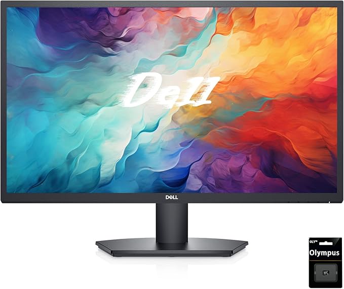 Dell SE27 Series Monitor - 27 inch IPS LED FHD (1920 x 1080)- AMD FreeSync - VESA 16:9-75Hz Monitor 4ms Grey-to-Grey Response Time Low Blue Light Anti-Glare HDMI &amp VGA Ports Black