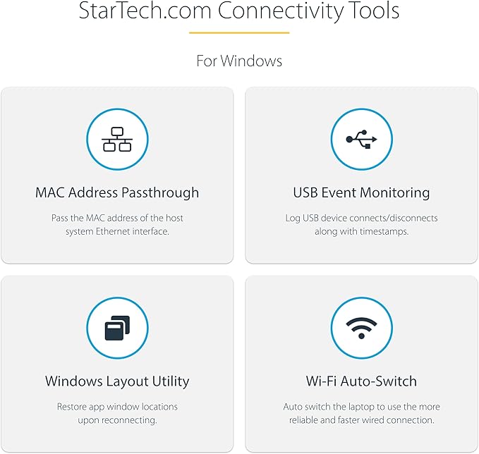StarTech.com USB-C Docking Station for Windows and ChromeOS Triple 4K HDMI DP Video USB 10Gbps Hub 100W Laptop Charging GbE