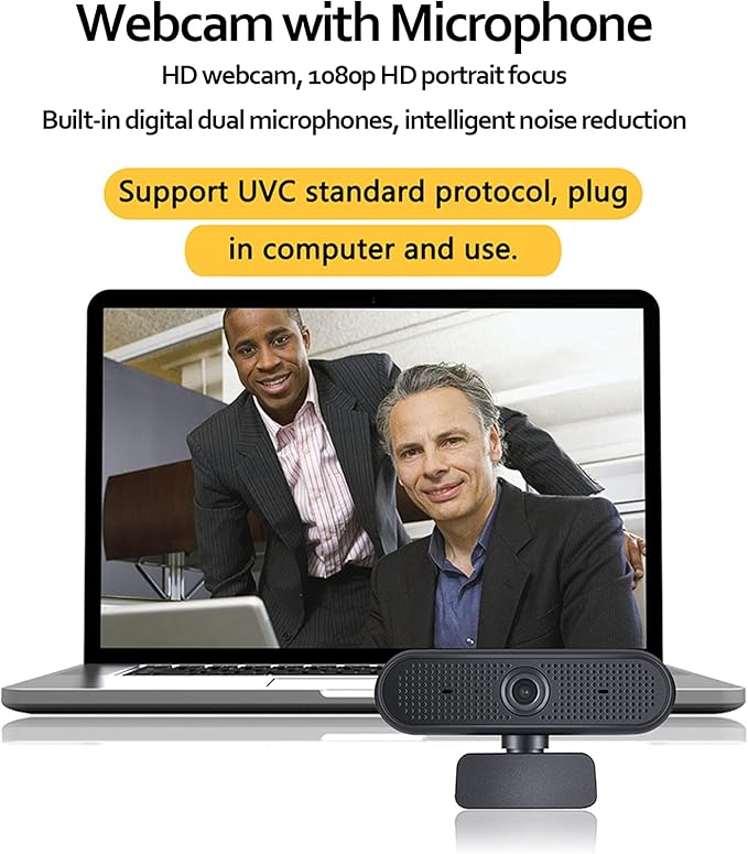 C25e 1080P HD Webcam Built in Microphone USB Computer Camera Excellent for Video Conferencing Web Teaching Live Broadcasting