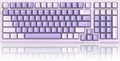MageGee SKY98 Wireless Gasket Mechanical Gaming Keyboard 96% Hot Swappable RGB Custom Creamy Keyboard with 5-Layer Sound Padding BT/2.4G/USB-C NKRO for Win/Mac (Lavender Violet Switch)