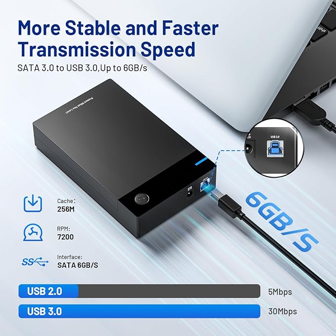 Kinhank 12TB Retro Gaming Hard Drive with 96000+ GamesExternal Retro Game Hard Drive with 400+ EmulatorsUSB 3.0 HDD External Game Drive for PC for Win-7/8/10/11Gifts for Men
