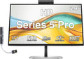 HP Series 5 Pro 24 FHD IPS Monitor with 5ms Response Time Anti-Glare Flicker Free 350 nits Brightness VESA Mount (100mm) Displayport HDMI &amp Dockztorm USB Port Expander Black/Silver