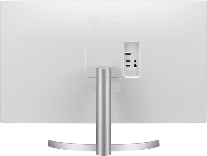 LG 32UN500-W Monitor 32 Ultrafine (3840 x 2160) Display AMD FreeSync DCI-P3 90% Color Gamut HDR10 Built-in Speakers 3-Side Virtually Borderless Design - Silver/White