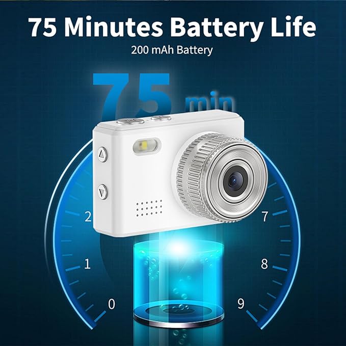 Long Battery Life Transportable Camera 80Min Registering USB Create Charging Assist Live I Type Extended Tasks with Scintillate