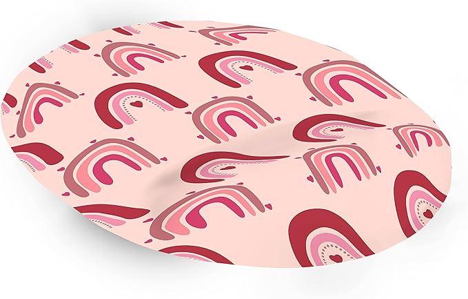 Ergonomic Mouse Pad with Wrist Rest Digital Printed Mouse Mat for Tendon Sheath Problems Non-Slip Base for Office and Home Size: 20 x 23 cm