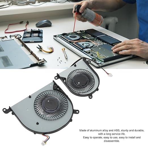 Laptop Cooling Fan Aluminum Alloy Laptop Cooling Fan for PS63 Modern 8RC 8SC MS‑16S1