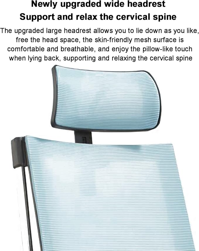 Office Chair Gaming Chair Computer Chair High Back Desk Chair Ergonomic Computer Chair with HeadrestMesh Executive Office ChairHeight Adjustable Swivel Chair Home Gaming Chair for Conferen