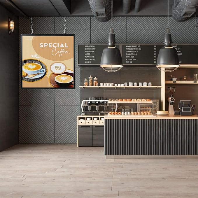P6 Programmable 40x40 Inch Commercial LED Display with WiFi Control HD Multimedia Support for Retail Stores Hospitality &amp Commercial Spaces 160x160 Resolution