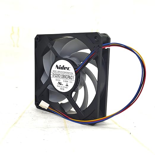 Ultra Quiet 12V Cooling Fan D1225C12B5CPAC1-12025 4-Wire 0.092A 97x97x33MM for Laptops and Electronics