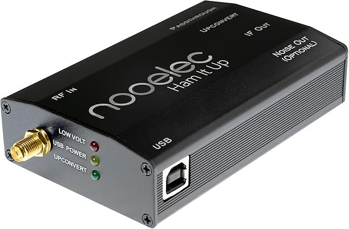Nooelec NESDR Smart HF Bundle: 100kHz-1.7GHz Software Defined Radio Set for HF/UHF/VHF Including RTL-SDR Assembled Ham It Up Upconverter Balun Adapters