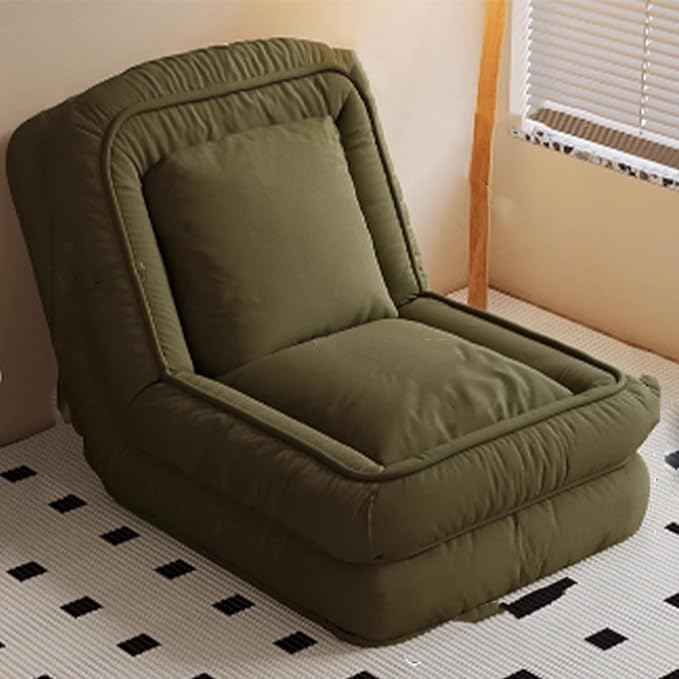 Floor Chair Indoor Adjustable Floor ChairFoldable Lazy Sofa Bed Floor ChairAccent Chair Recliner Chair With Back SupportAdjustable Human Dog Bedfor Living Room Bedroom for Gaming Reading Grey-200+