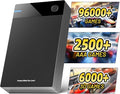 Kinhank 12T External HDD with 96000+ Classic GamesRetro Game Hard Drive Include 6000+ 3D Games USB 3.0 12tb Portable Game Hard Drive Disk Console for Win 7/8/10/11